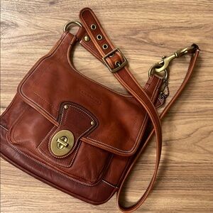 Coach 65th Anniversary Legacy Hippie Crossbody Bag 10327 - Whiskey